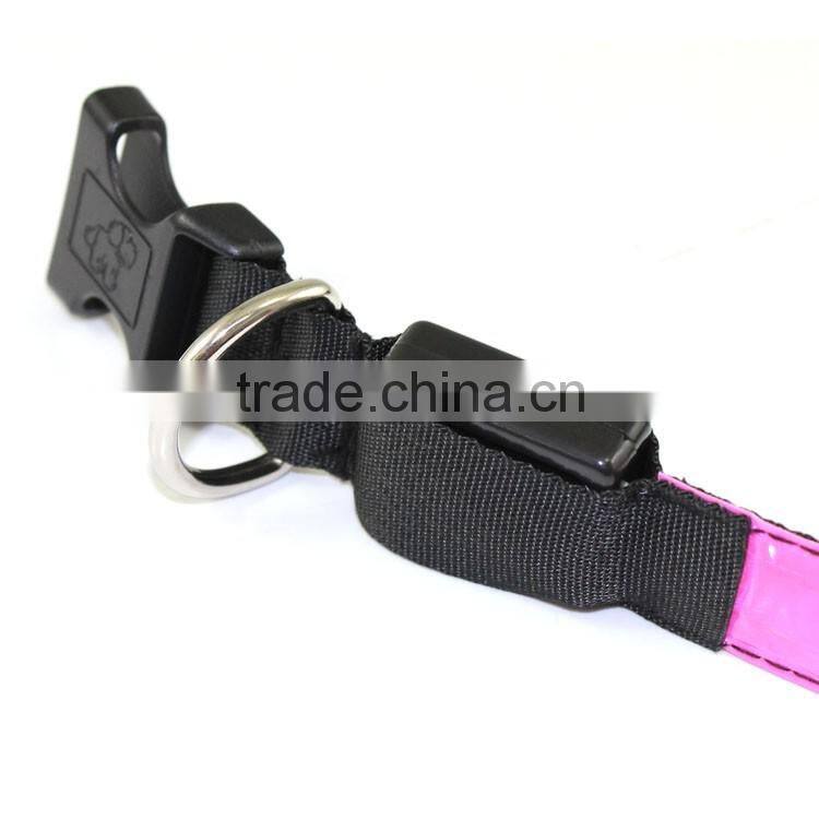 Hot sales promotional flashing LED dog collar