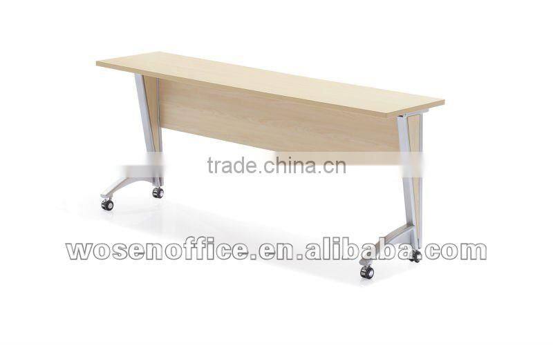 folded training desk