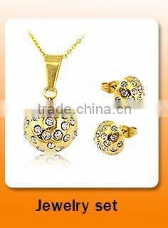 Premier Design With Different Flower Clover Stainless Steel Necklace And Jewelry Sets