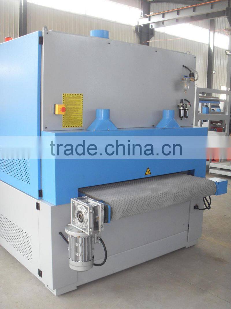 Wood primer sanding machine , wide belt sander