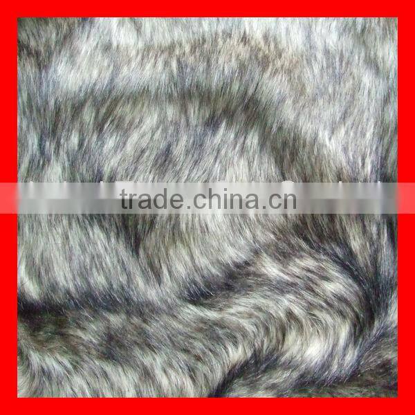 Acrylic/Polyester Dot Jacquard Faux Fur