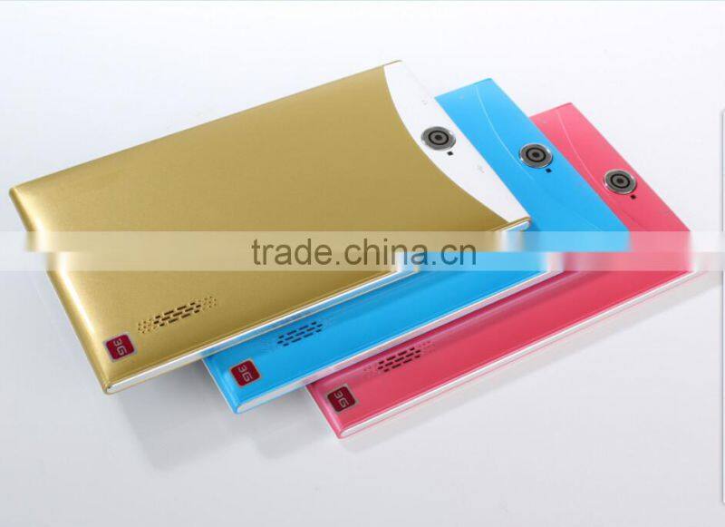 cheapest 7inch mtk8312 tablet pc with dual sim slots 3g phone calling function tablet pc with leather case cover