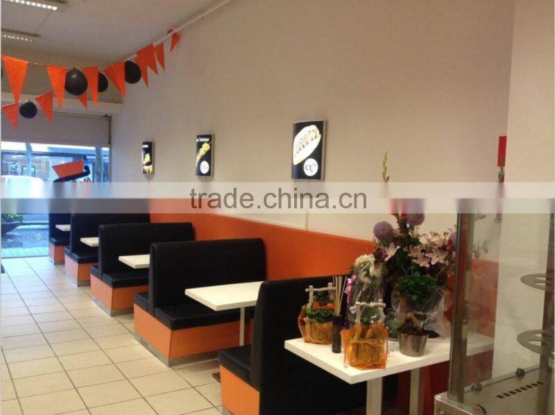 Wooden High End Leather Cafe Chair (FOH-NCP11)