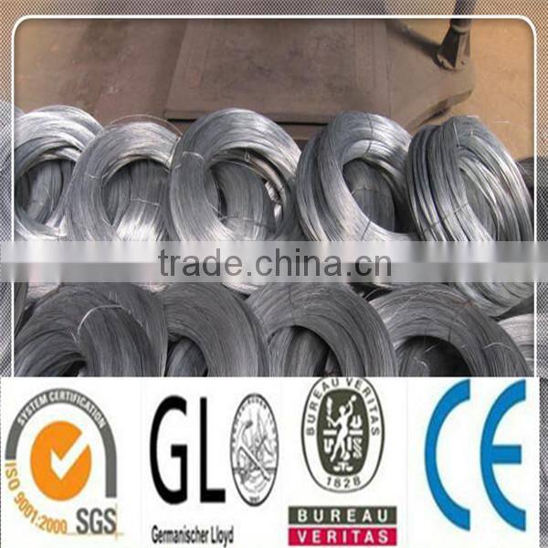 Hot dipped galvanized steel wire Q195 Q235