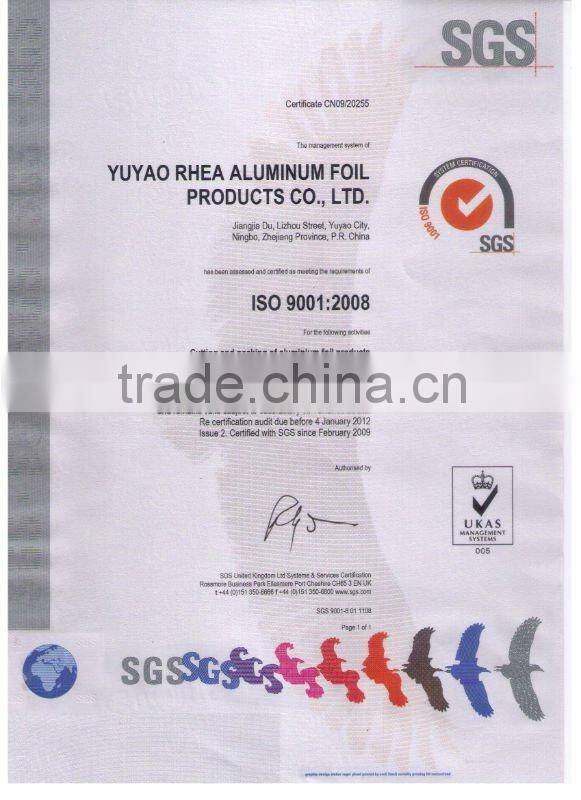 Grade A catering aluminium foil roll for food baking, cooking, freezing, packing