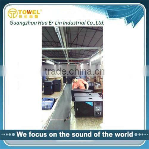 2015 2.0 active stage speaker with colorful light USB SD MMC FM Bluetooth portable wireless bluetooth speaker