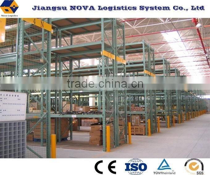Cold storage selective adjustable double deep pallet racking system from NOVA