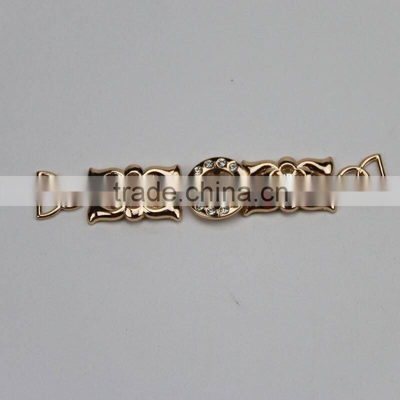 Zinc alloy metal belt buckle for garment, metal chain buckle for bag and shoe