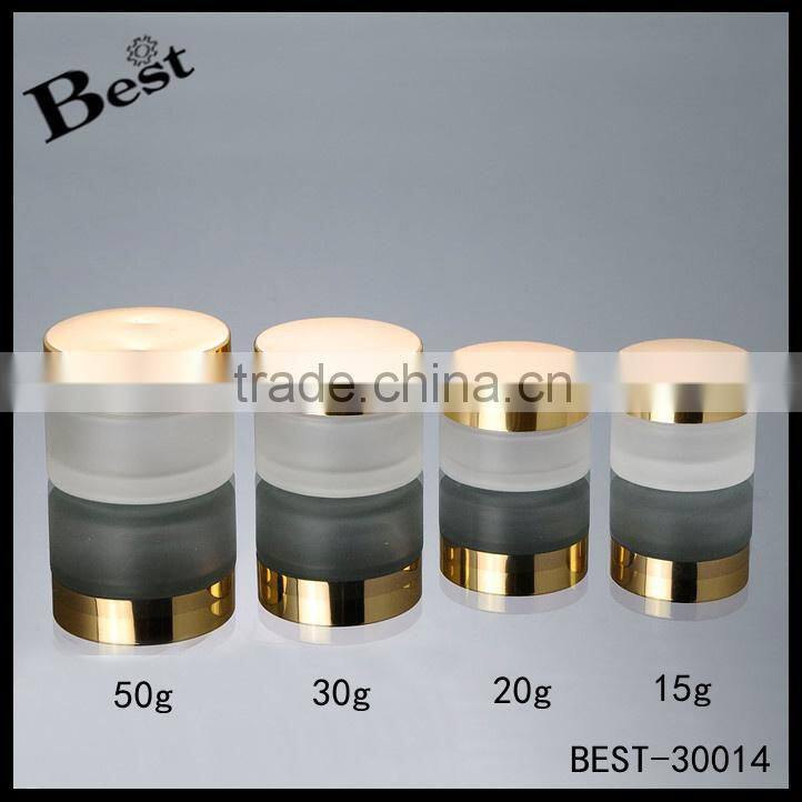 personal care froted amber cosmetic packaging 30ml glass serum bottle