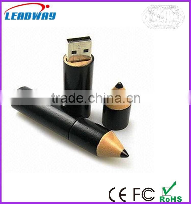 OEM Wooden Pencil USB 2.0 Flash Drive