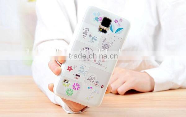 Hot selling soft tpu cell phone case for samsung galaxy s5
