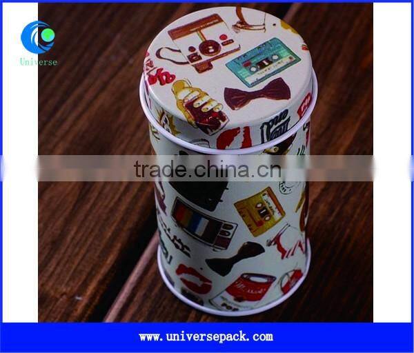 Cylindric Custom Iron Box Personal Style Design Boxes Packing Products