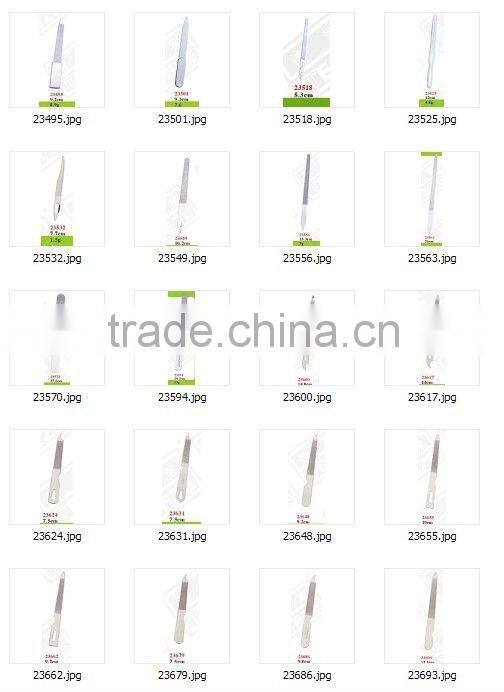 23594 long stainless steel nail file