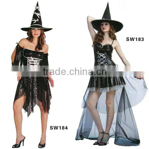 Factory hot sale gothic witch costume