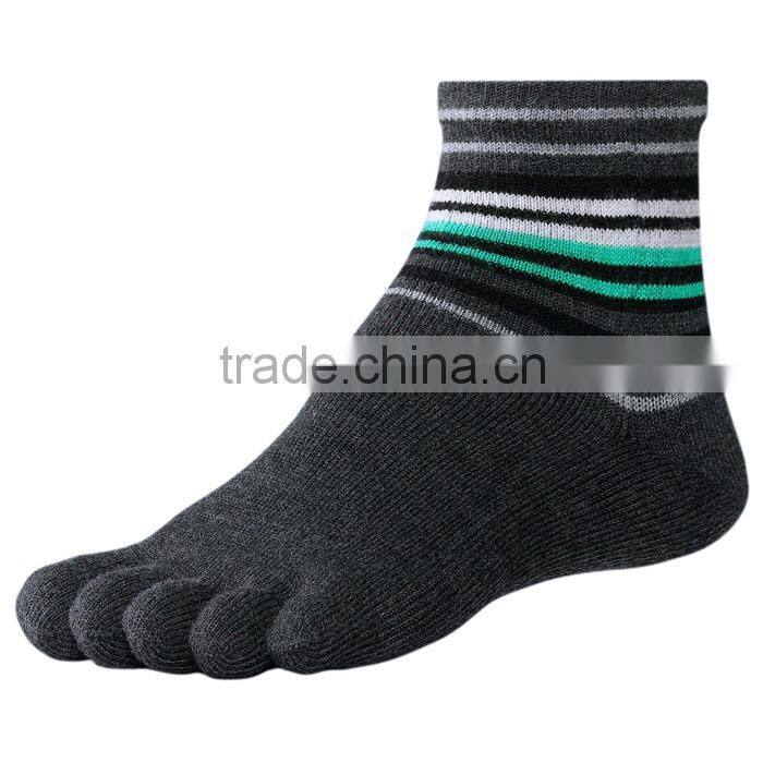 stripe footie men's funny custom toe sock