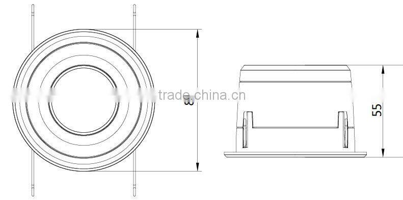 TIWIN 2pcs/pack Pink Warm white 5w cob spot light / Best selling led under cabinet lights