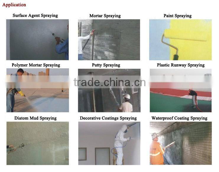 Can Use Single Phase Power 2016 Hot Sale Cement Rendering Machine