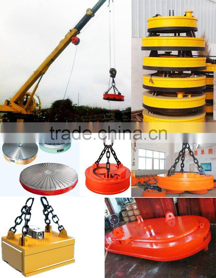 High efficient electric crane lifting magnet for sale,magnetic lifter