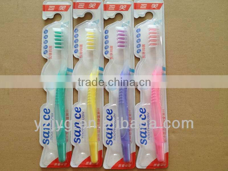 thick handle massage toothbrush