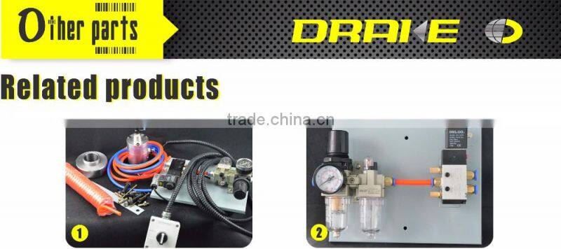 Rotary high speed single piston through-hole pneumatic cylinder for CNC vertical metal lathe