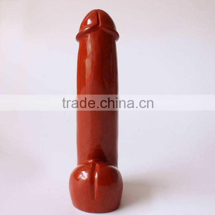 top quality lifelike masturbation dildo for women natural red jasper dildo for female