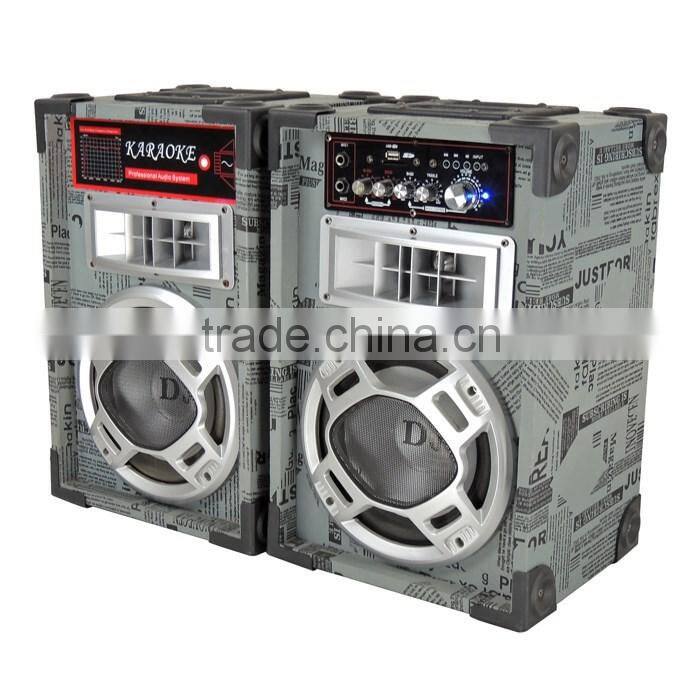 2.0 Wooden High Sound Quality USB Speakers