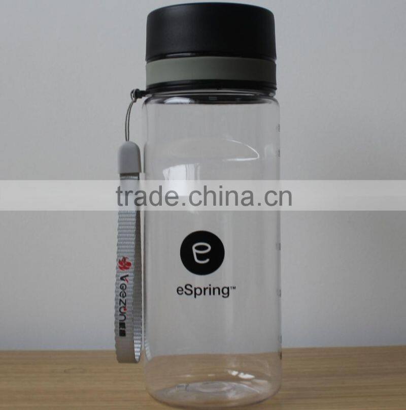 BPA Free unbreakable plastic water bottle for sports