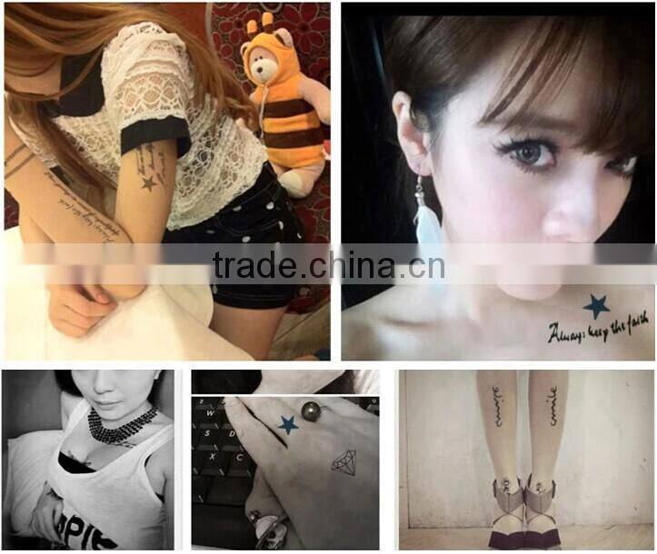 Metallic Temporary Tattoo for Women Lot Styles Gold Silve Flash Inspired