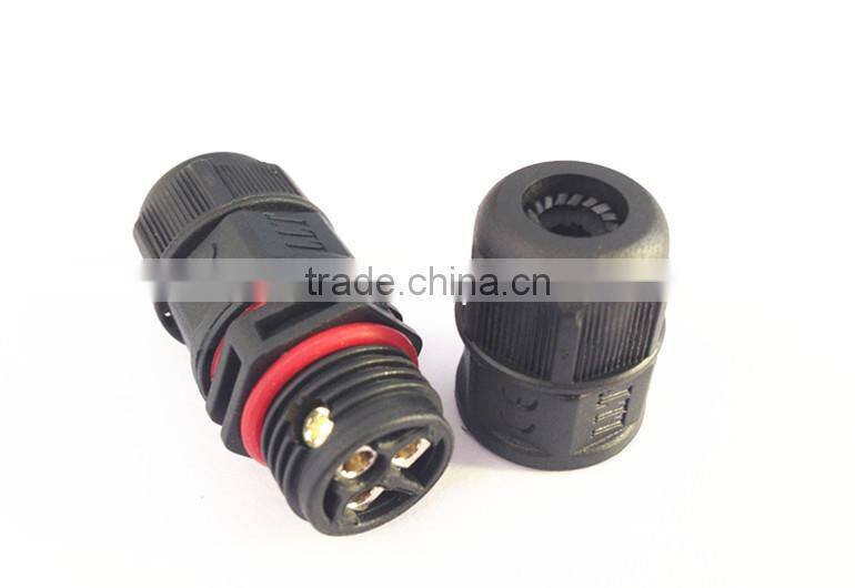 LLT mini power cord screw fixing waterproof cable connector