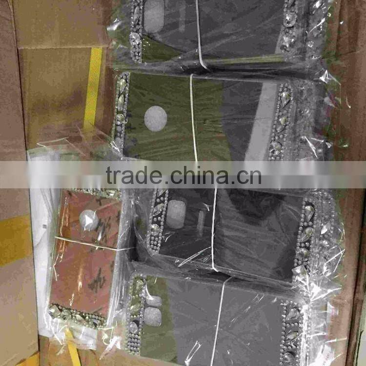 Mirror Luury Diamond Rhinestone TPU Case for iPhone 5 6 6s plus Soft Silicone Thin Protective Back Cover for Samsung Galaxy S6