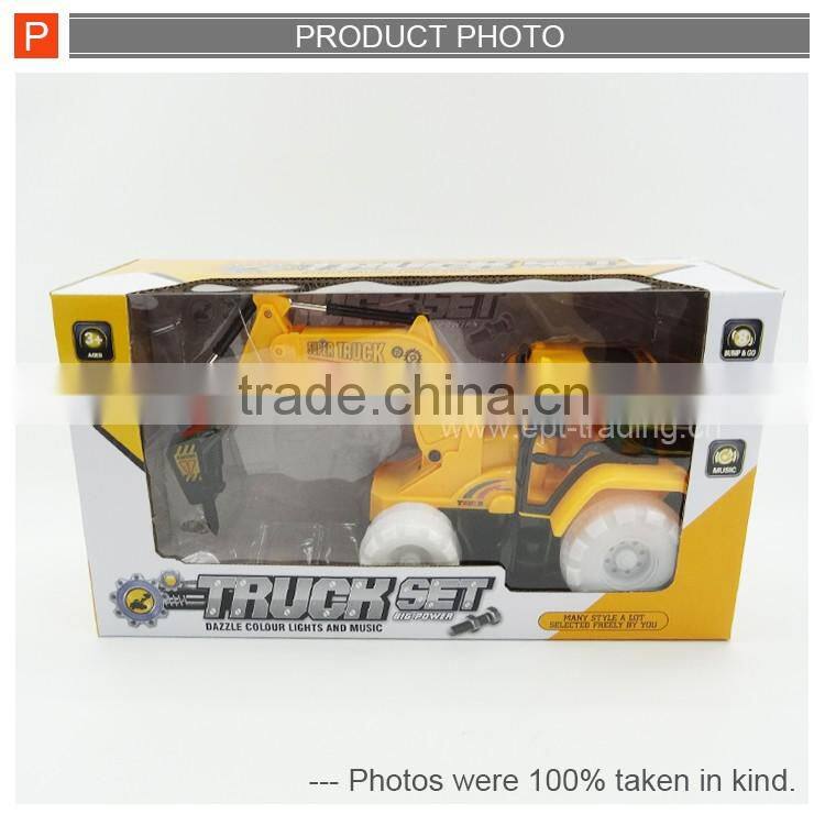 Top quality battery operated toy excavator truck