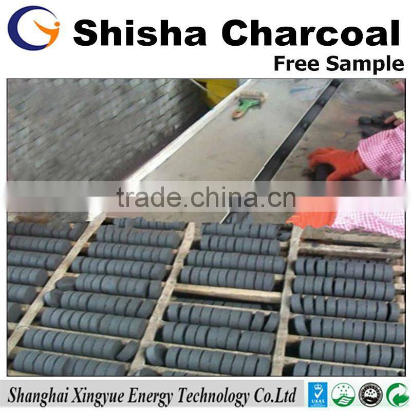 Natural wood shisha charcoal tablets