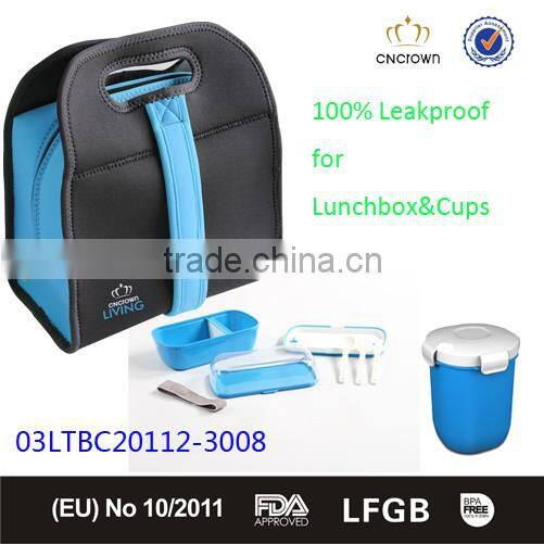 Set of 3 lunch set for office worker or school students as the best selling lunch bag set