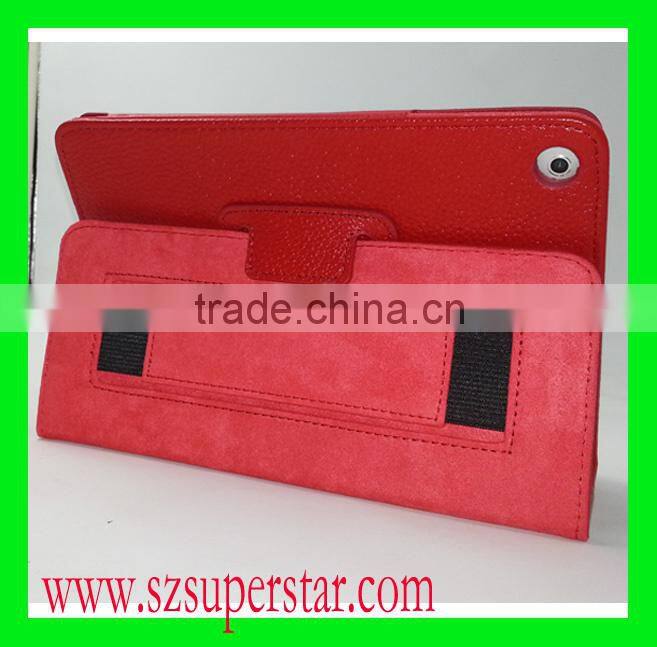 Ipad mini leather bag for tablet pc with leather