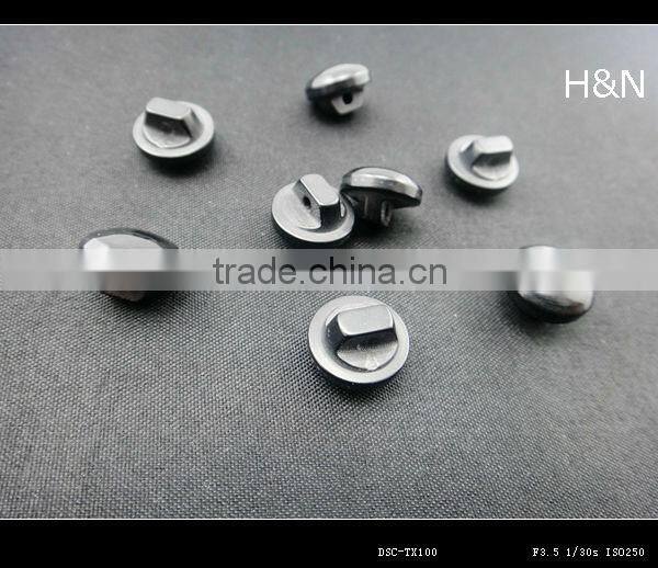 Eco-friendly 18L resin mushroom shape button for T-shirt