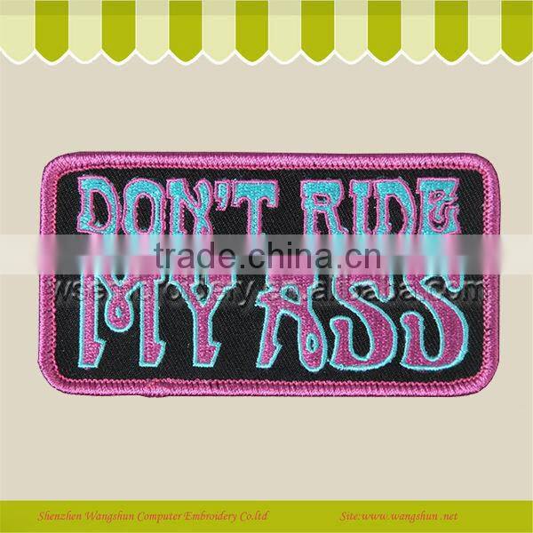 High Quality Brand Logo Embroidery Emblem