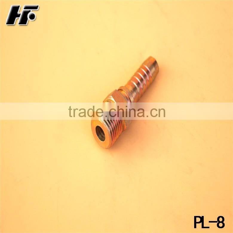 Factory direct hydraulic hose fittings Hydraulic pipe fittings of iron plating color special connector quick connector