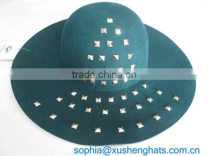 Oversize Fedora Floppy Ladies Wide Brim Winter Wool Felt Hat