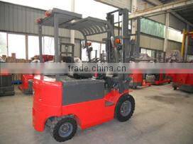 New style 4 wheels 1500kg electric forklift truck with increasing operation space