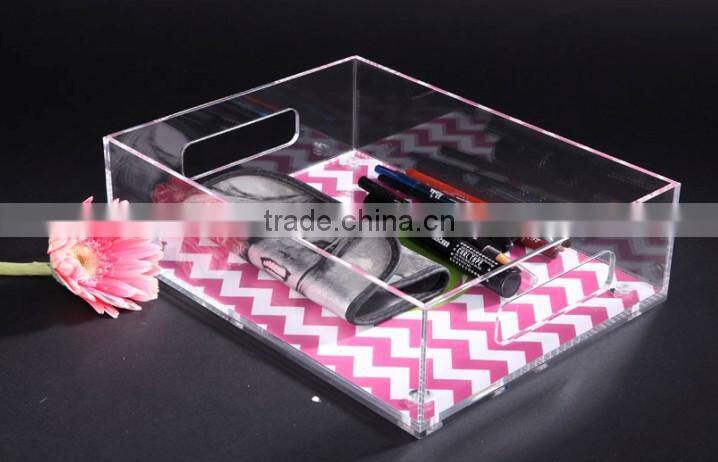 Eco-friendly printing box,acrylic box with printing logo,acrylic laquered box