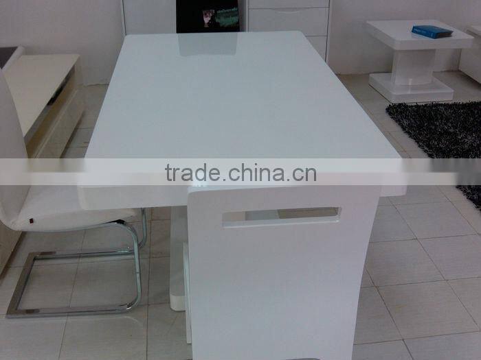 european style high glossy dining room chair dining set