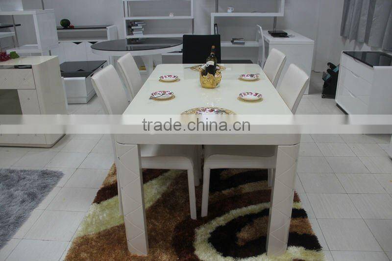 elegant crystal high glossy coffee table 1612