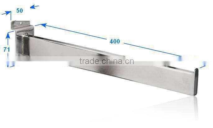 Slatwall Faceout,Chrome Plating Slatwall Rail Support