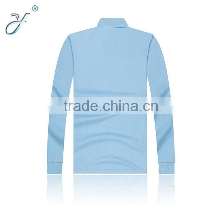 Men's Long Sleeve Undershirt Polo Collar Long Sleeve Shirt