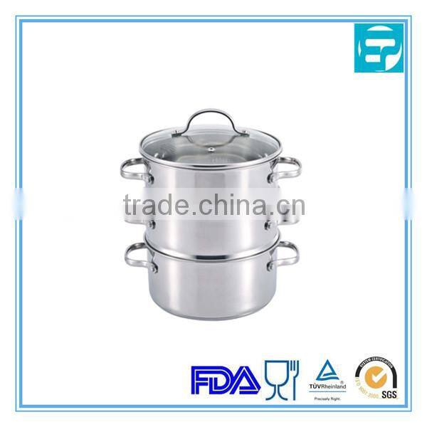 3 layers stainless steel steamer