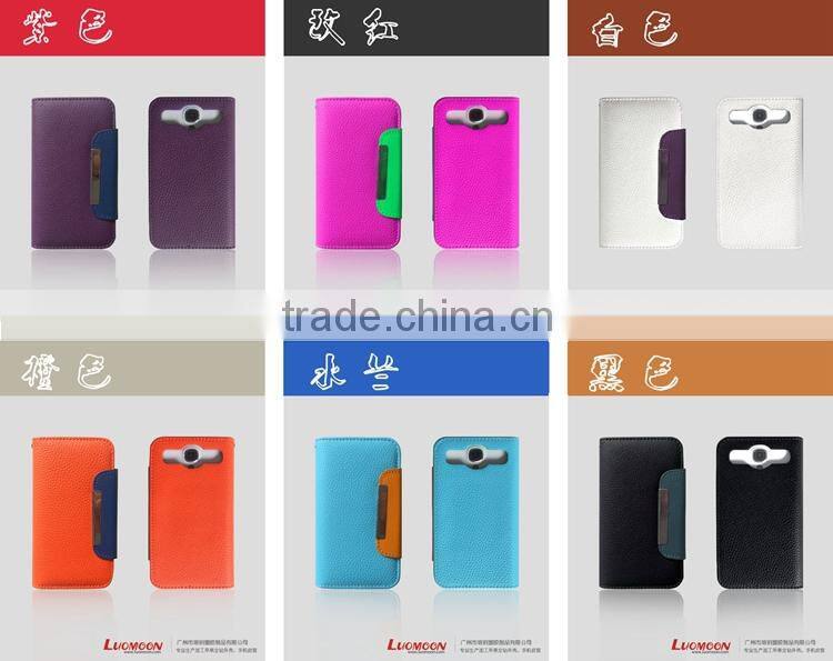 Litchi Pattern Universal Mobile Phone Diary Case Cover