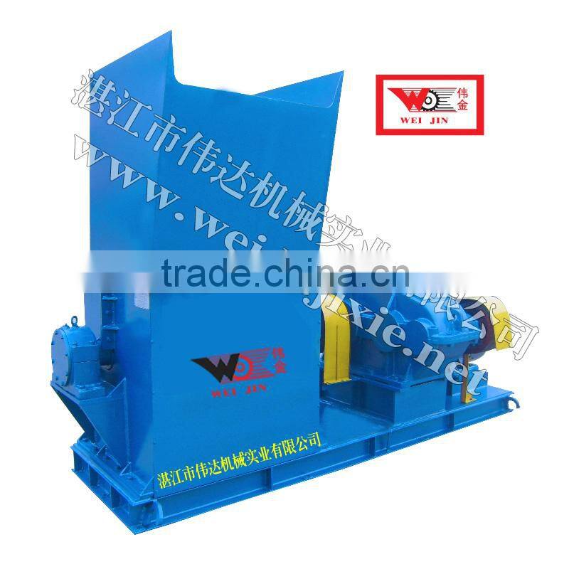 Somked rubber breaker slab cutting machine