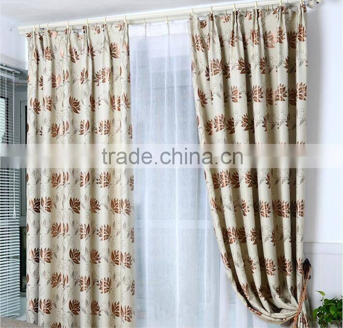woven jacquard blackout curtain for balcony