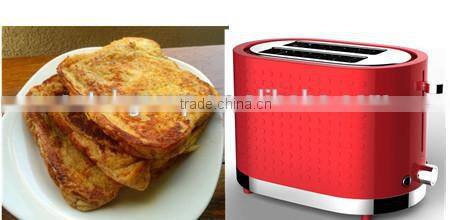 Hot selling pop up 1000W 2 slice toaster/ bun toaster/ bread toaster machine