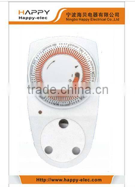 Weekly timer switch with CE certificate